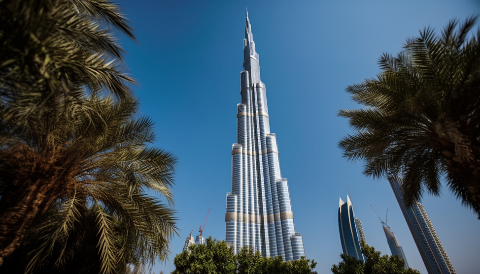 Image of the Burj Khalifa, Tallest skyscraper in the world